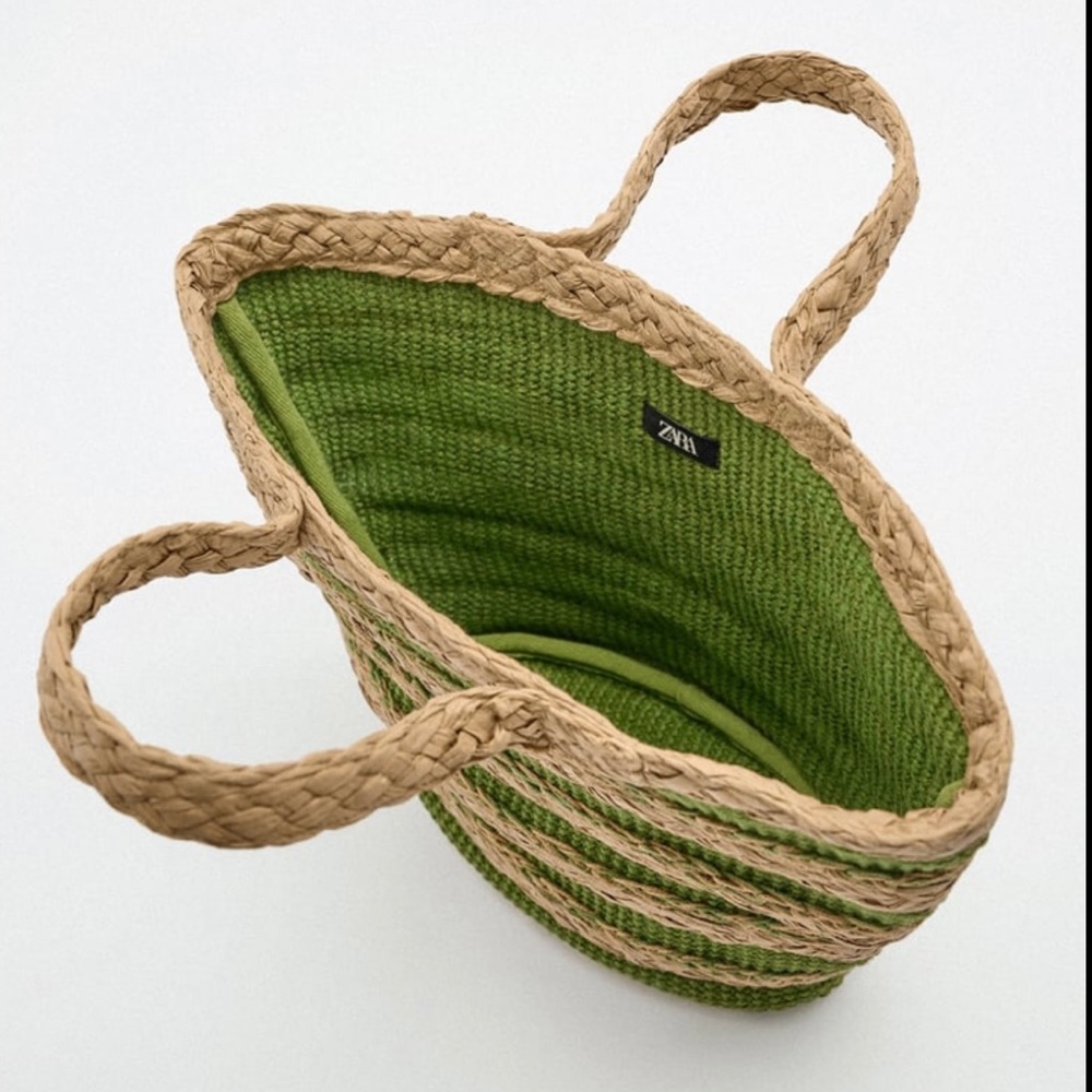 NWT & Dust Bag ZARA Basket Bag - Picture 9 of 9